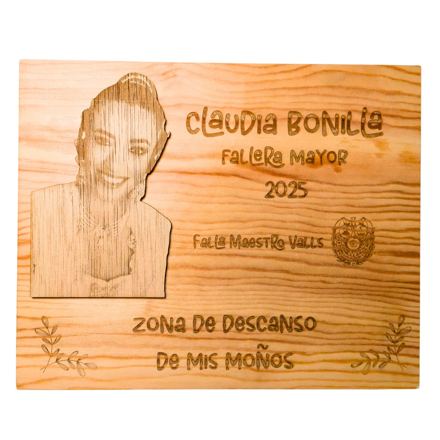 Caja para moños de Fallera Personalizada